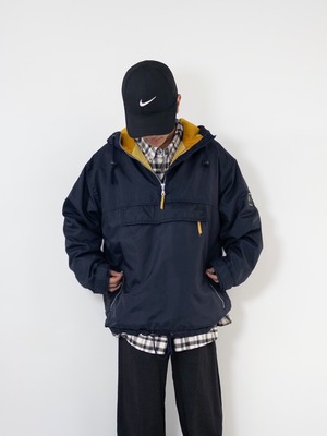 Nylon padding anorak parka