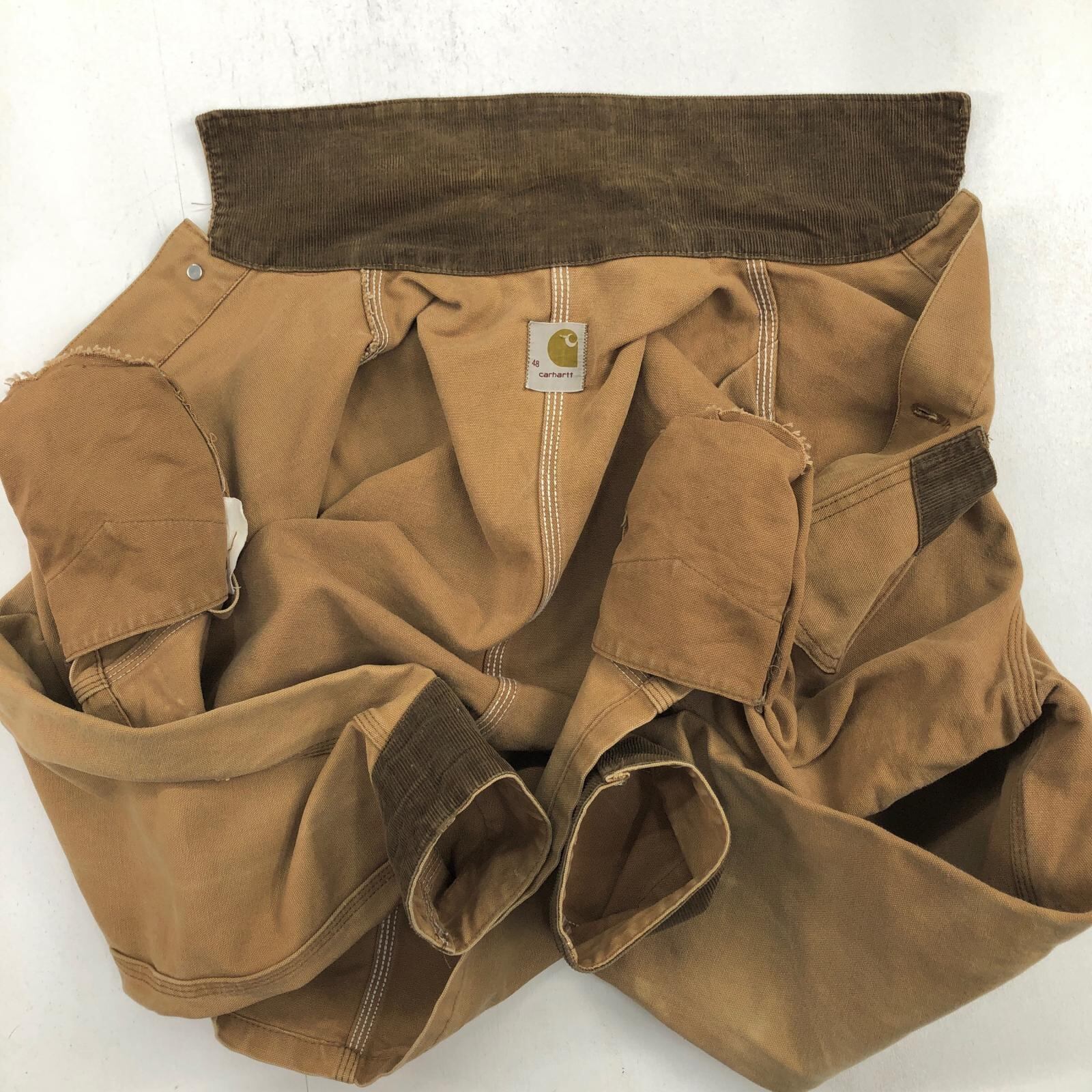 CARHARTT カーハート 70- 80年代 プリントタグ コーデュロイ 切替