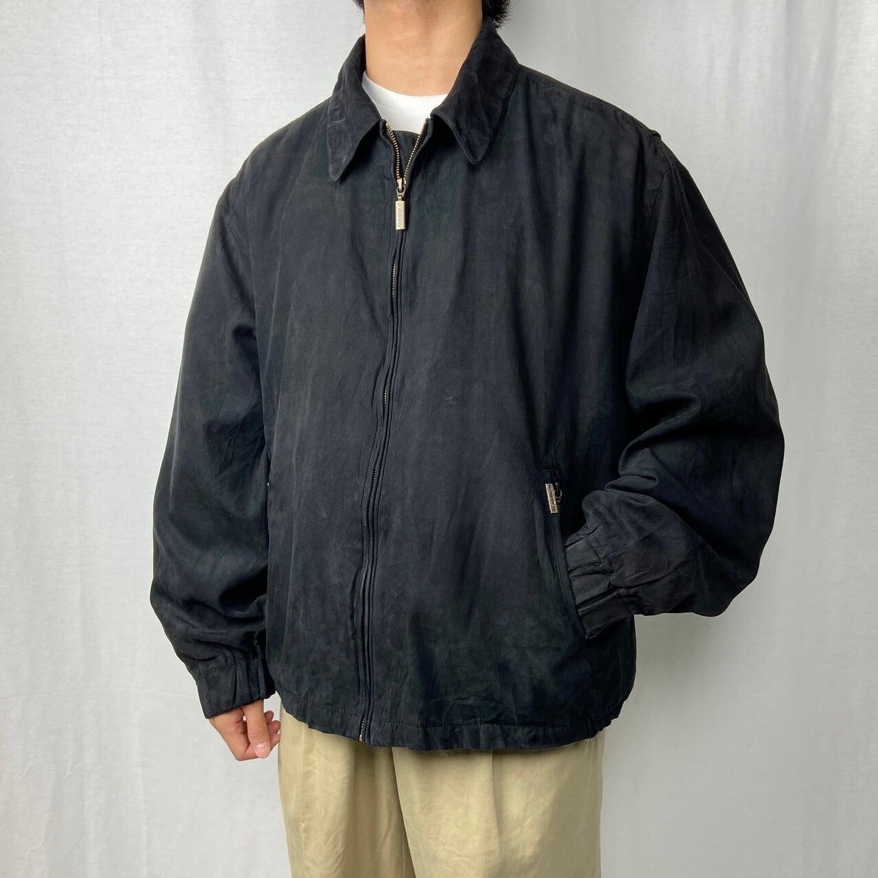 WEATHERPROOF ピーチスキン スイングトップ メンズXL 古着 スポーツ 