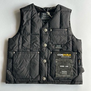 TAION KIDS Work Vneck Button Down Vest【100-140cm】Black