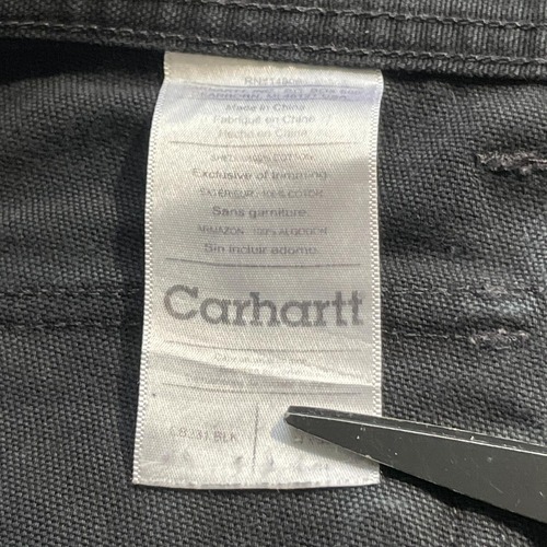 ブラック カーゴパンツ Carhartt EB281 BLK 34×34 詳細写真10