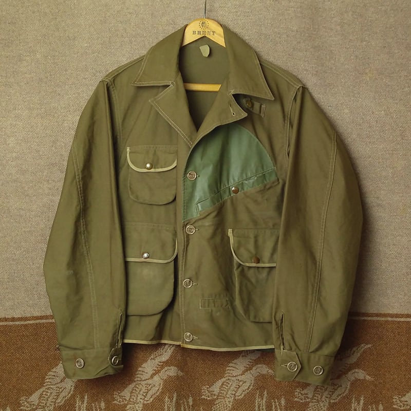 40s～ MASLAND Brown Poplin Fishing Jacket | Wonder Wear