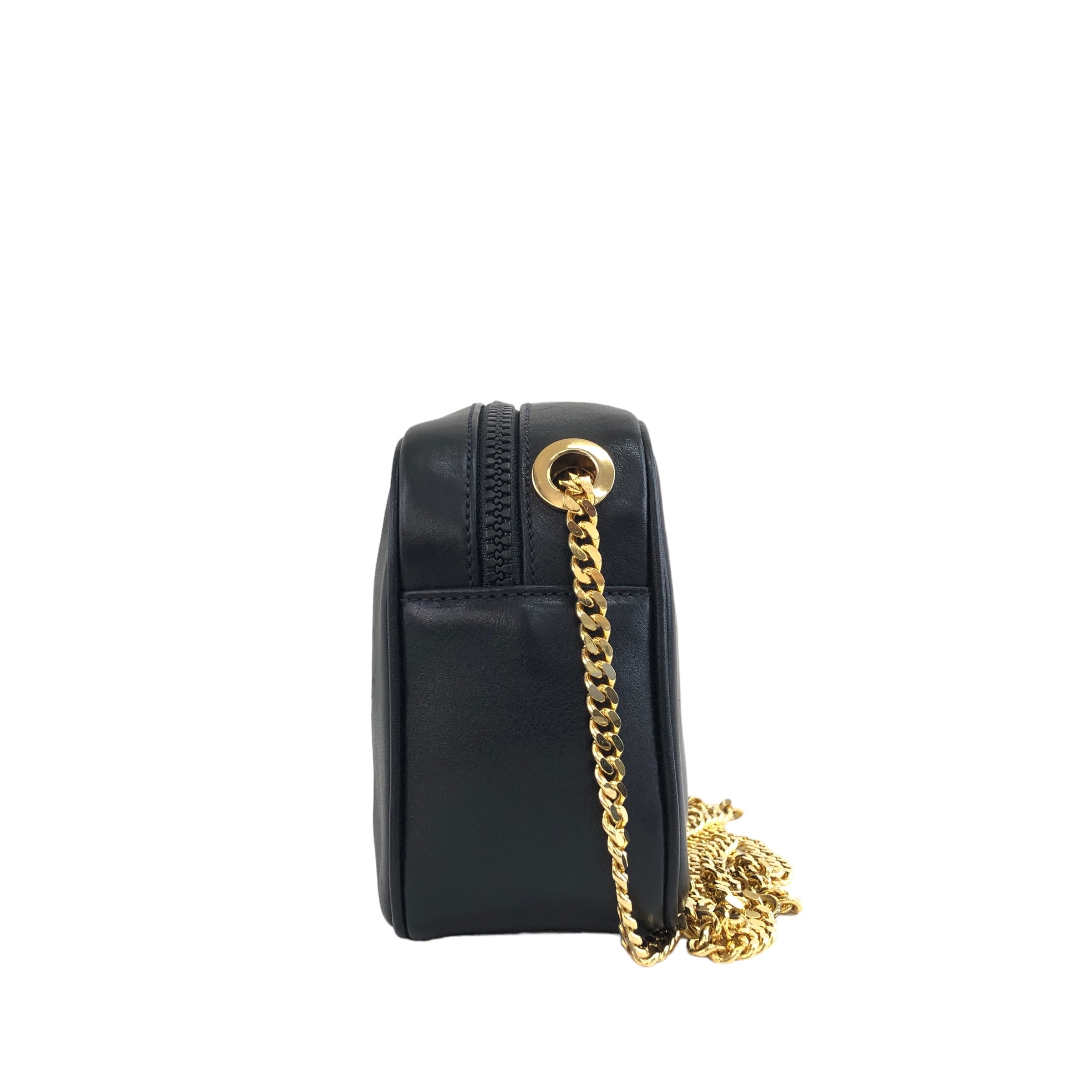 CELINE セリーヌ トリオンフ レザー チェーン ショルダーバッグ