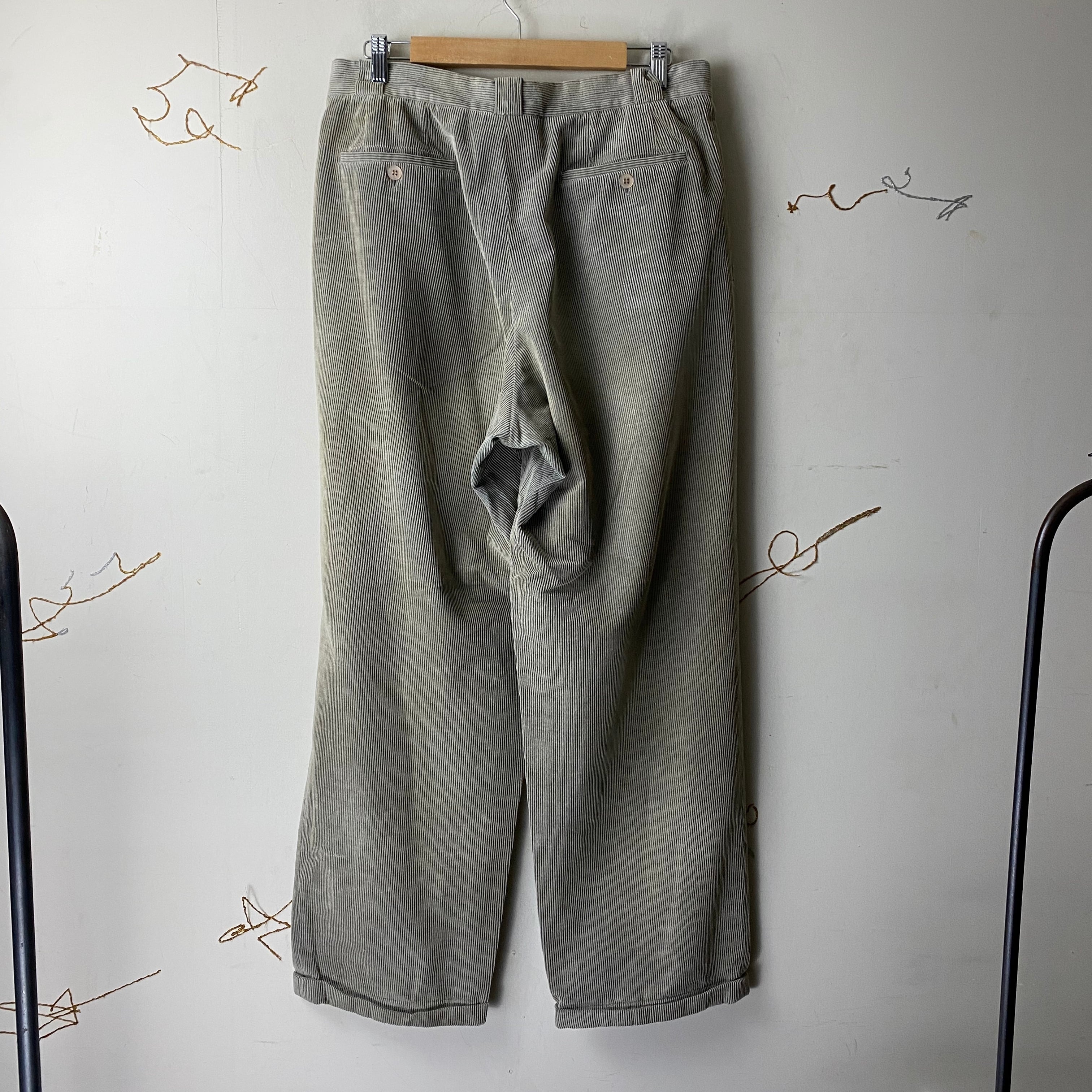 vintage GIORGIO ARMANI corduroy wide pants | NOIR ONLINE
