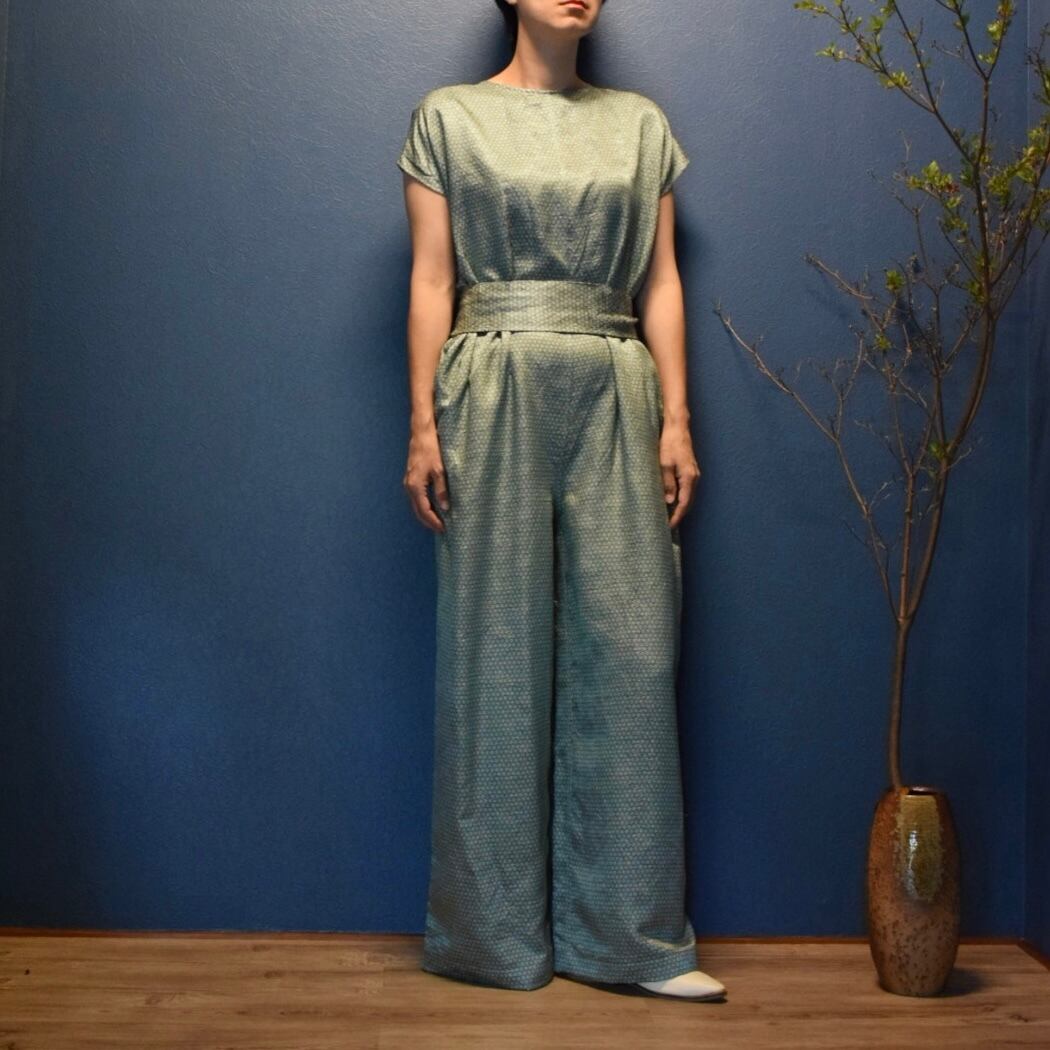 着物リメイク　コンビネゾン　オールインワン キモノコンビネゾン Kimono overalls | Kajiku