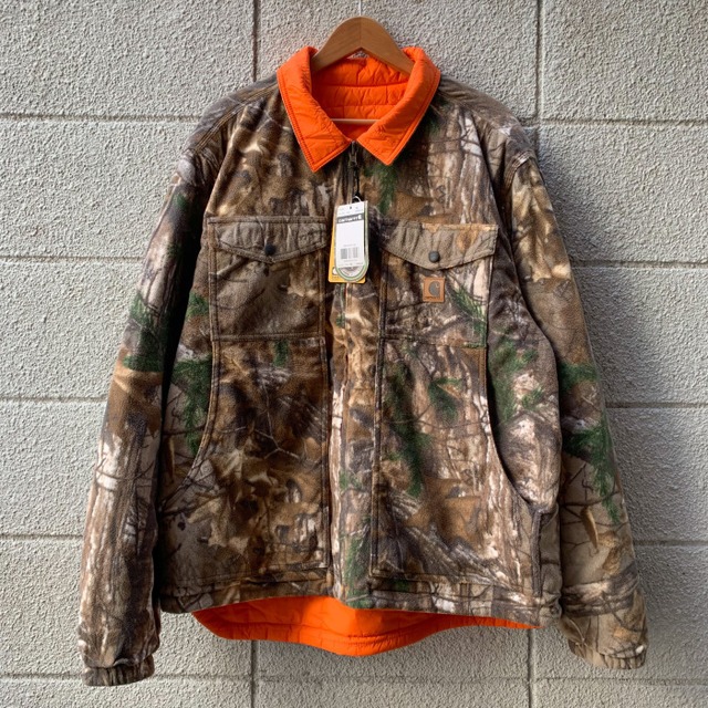 Carhartt REALTREE CAMO Fleece / Nylon Reversible Insulation Jacket 