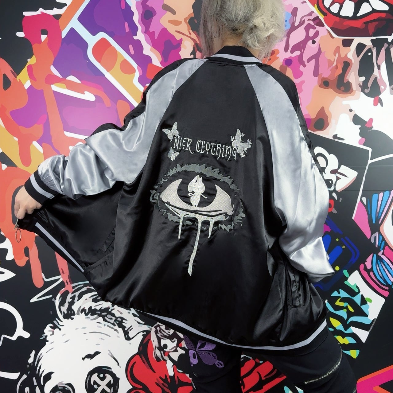 全刺繍DRIPPING EYEスカジャン | NIER CLOTHING