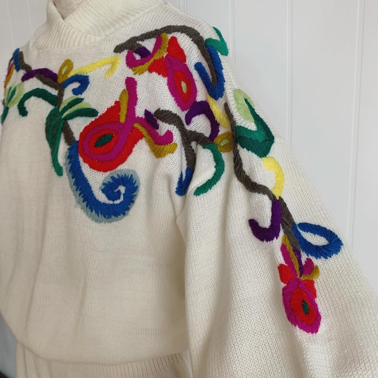 vintage embroidery onepiece | KILIG vintage 