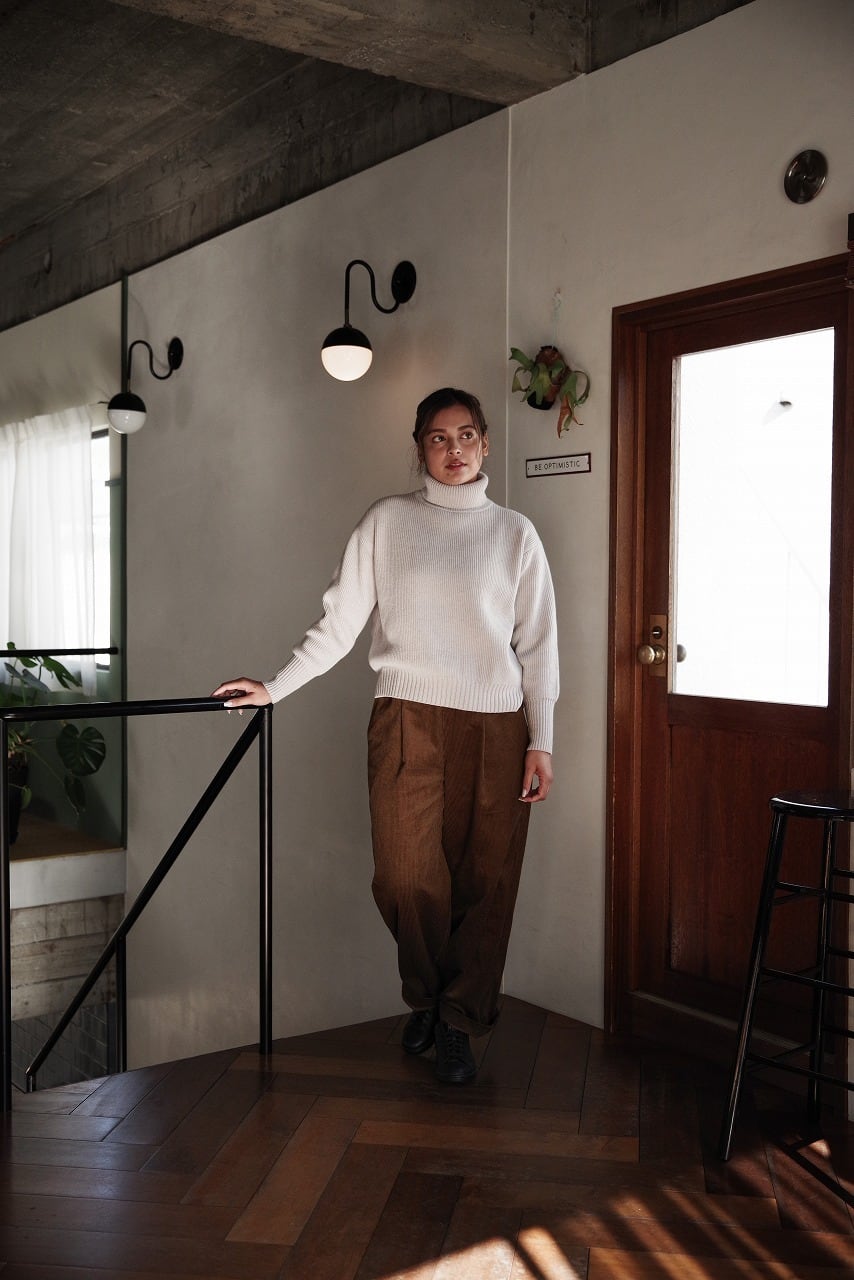 8W Organic Corduroy Wide Pants