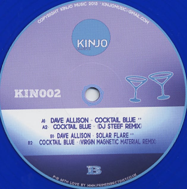 〈残り1点〉【12"】Dave Allison - Cocktail Blue