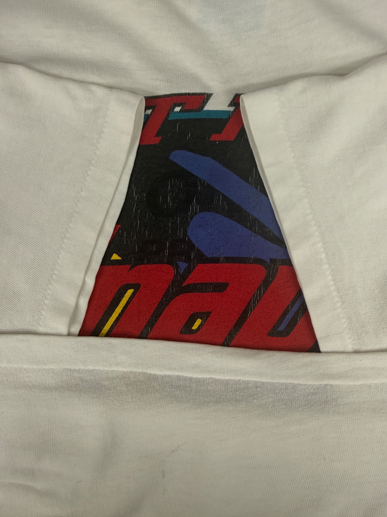 90s Snap-on Racing / Hanes BEEFY-T fabric made in usa・画像6