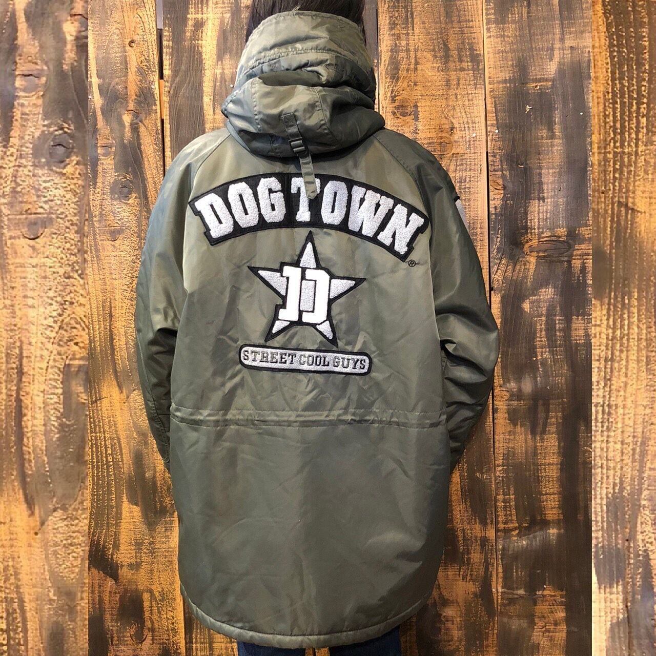 DOG TOWN】刺繍ロゴ スタッズ 鋲 N-3B ミリタリー モッズコート 【冬