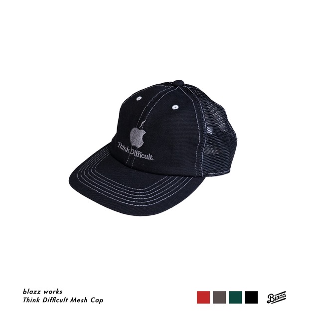 Think Difficult Mesh Cap [BLACK]
