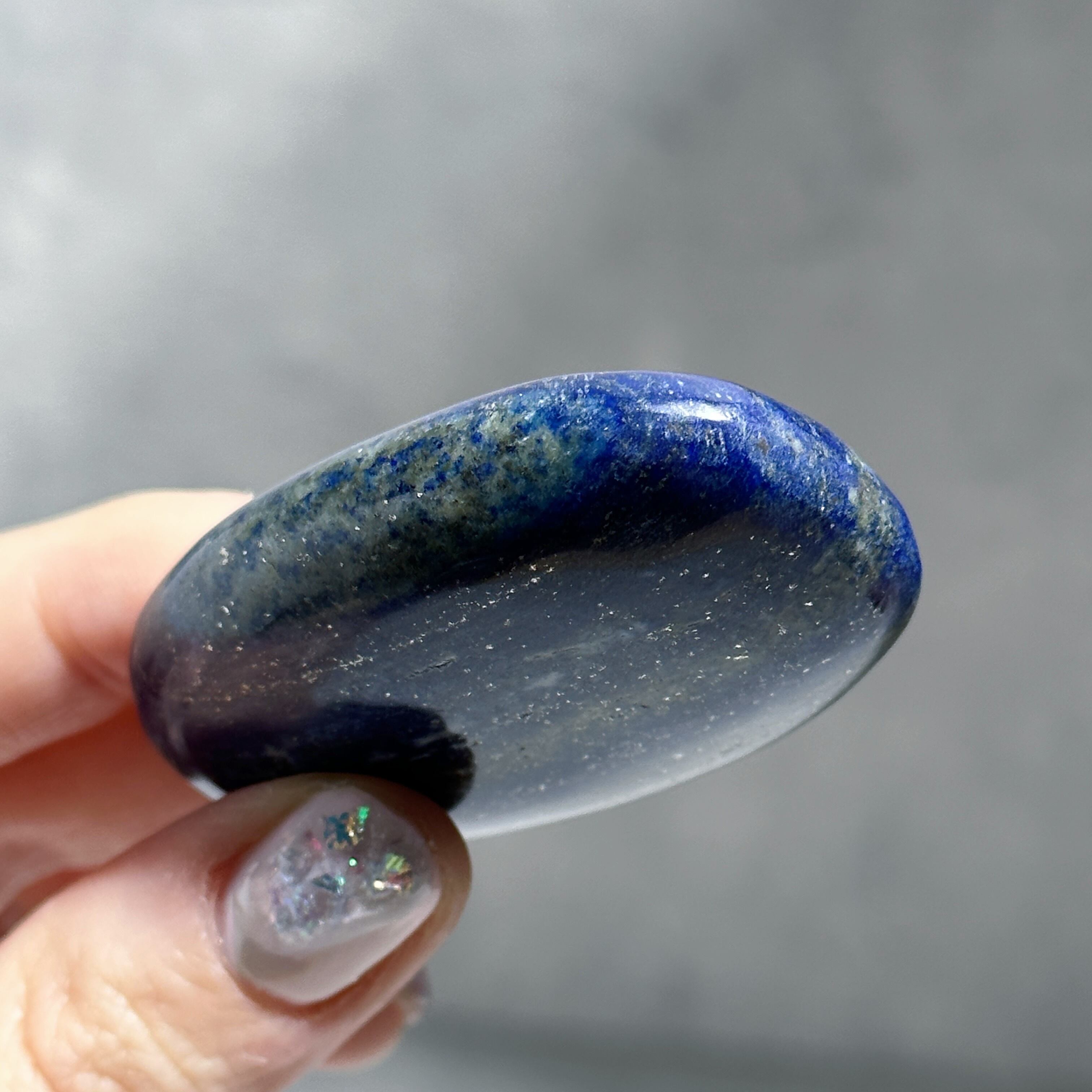 ラピスラズリ パームストーン11◇Lapis Lazuli◇天然石・鉱物