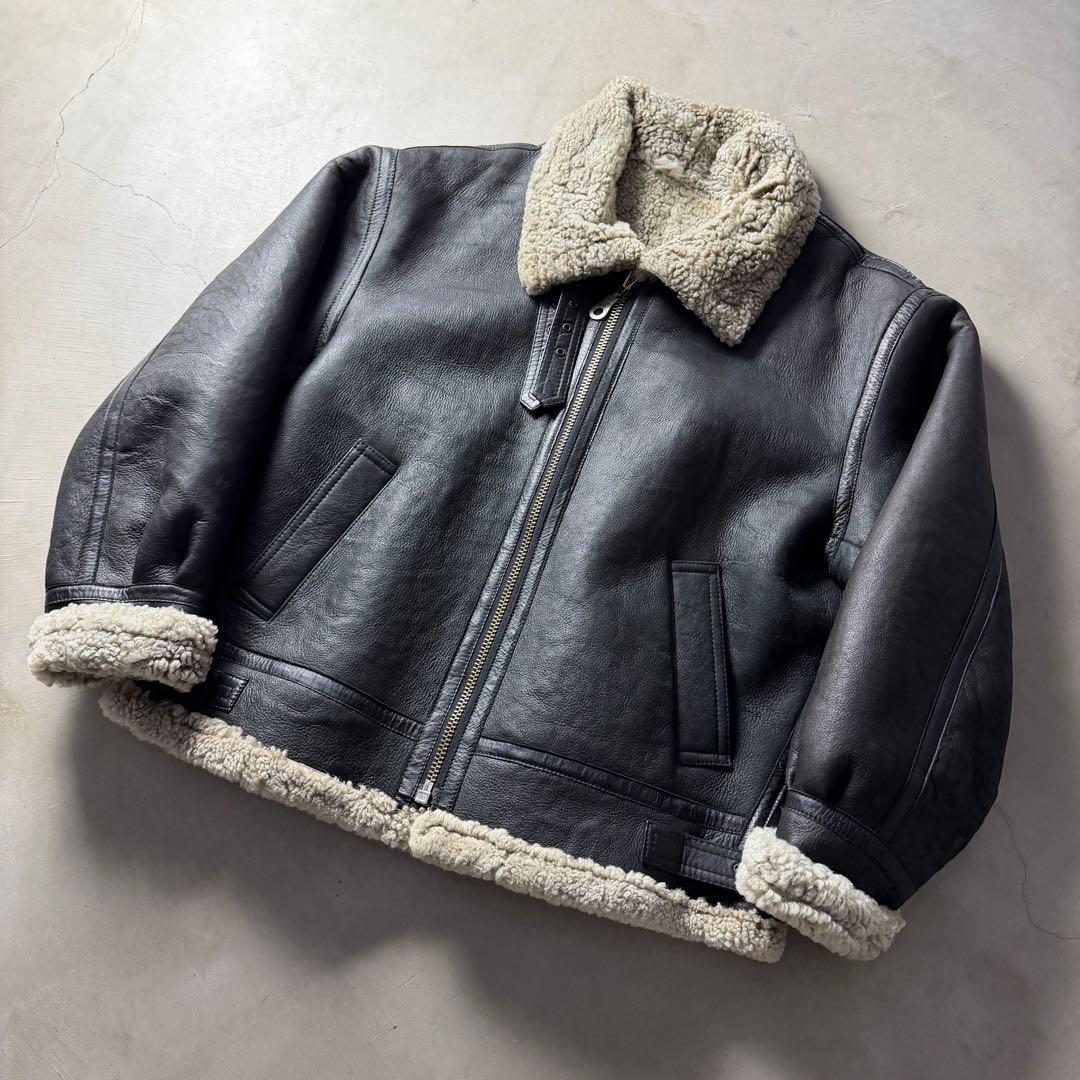 90s Leather JKT “B-3 Type” BLK