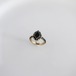 UMIOTO  indigo stone rhombus 小 ring（藍染）