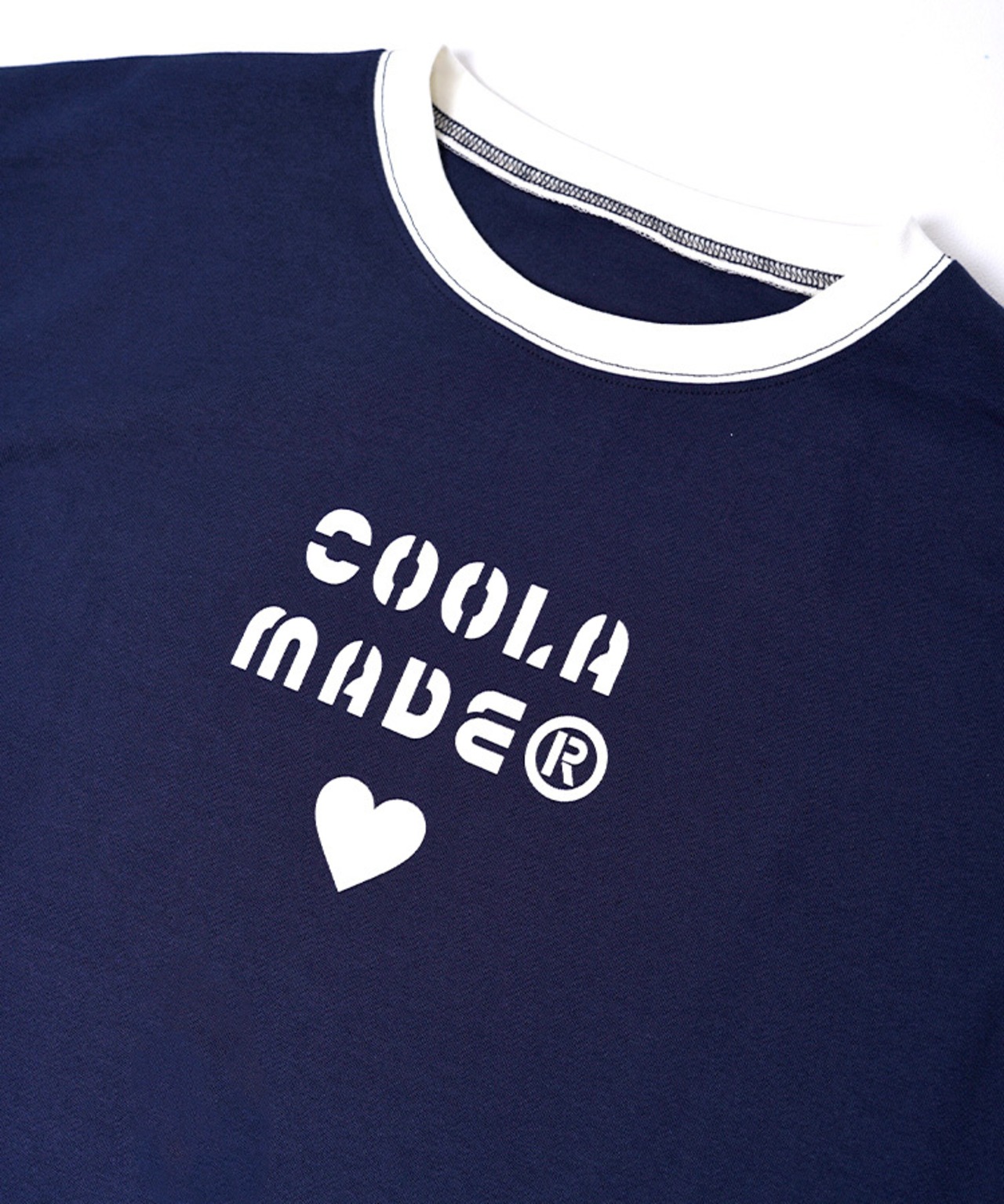 【直営限定ITEM】COOLAハートロゴプリントTOPS (SAX)　CQ-48013H
