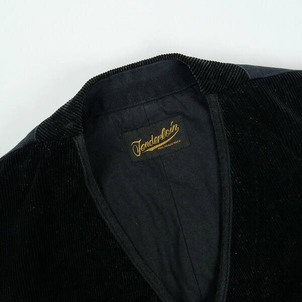 Size【S】 TENDERLOIN テンダーロイン T-MASTERCORD VEST ベスト 黒