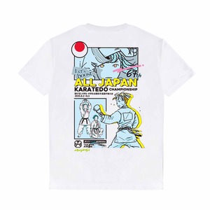 2025 日本空手協会 全国小学生・中学生空手道選手権大会記念Tシャツ　WHITE
