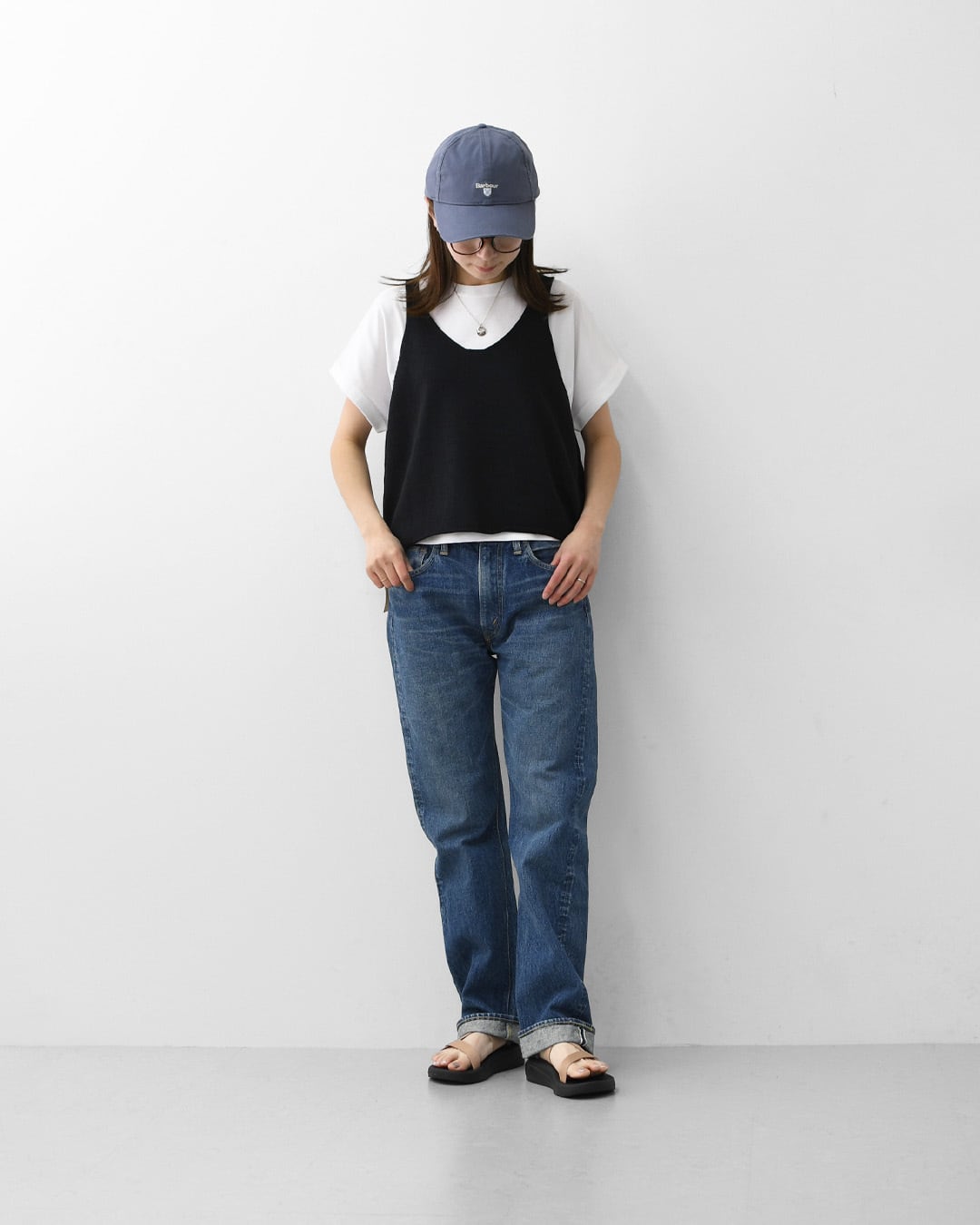 mizuiro ind [ミズイロ インド] U neck short vest [2-220043] Uネック