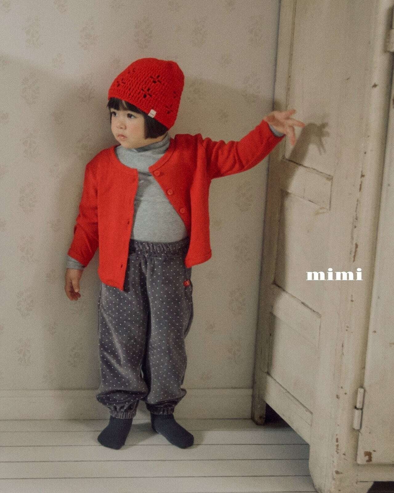韓国子供服 / 26Autumn / 〖取寄〗By MiMi / ドットジョガーパンツ / キッズ服 / ジュニア服*XS~XXL*