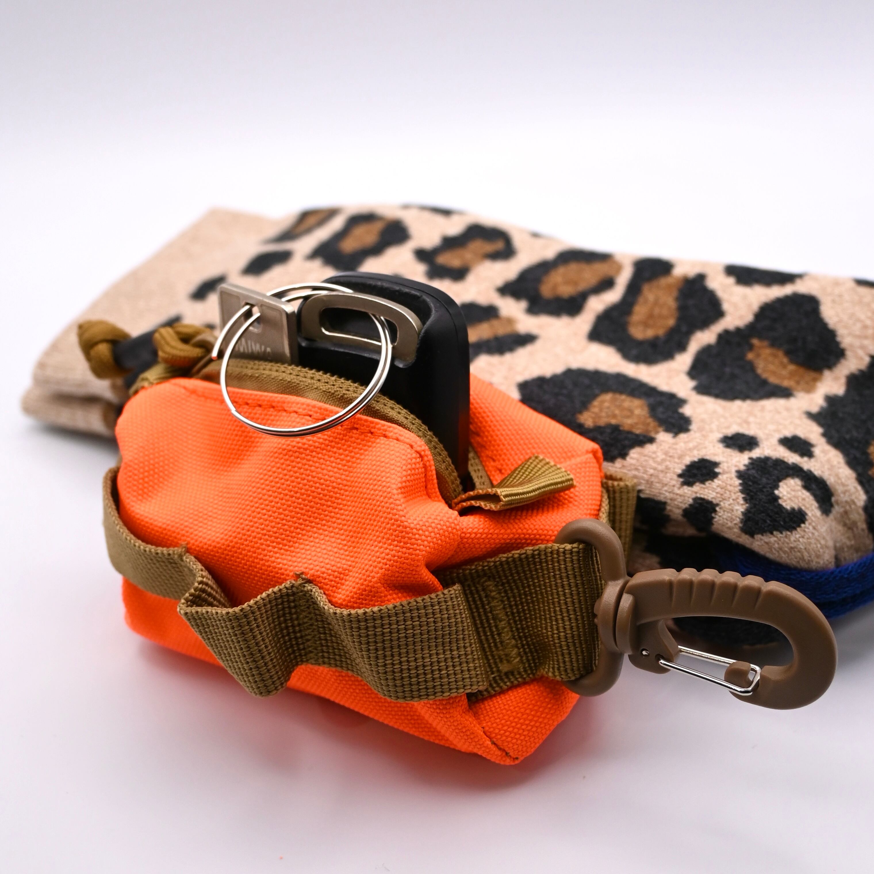 #MILITARY / モデル名:ミリタリー ゴルフボールポーチmini(オレンジ新色)