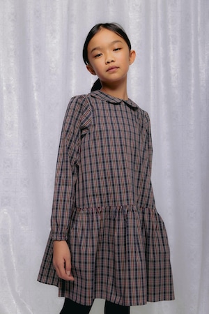 ＜CHRISTINA ROHDE＞Kids チェック ワンピース Dress No. 129（Col. 21）