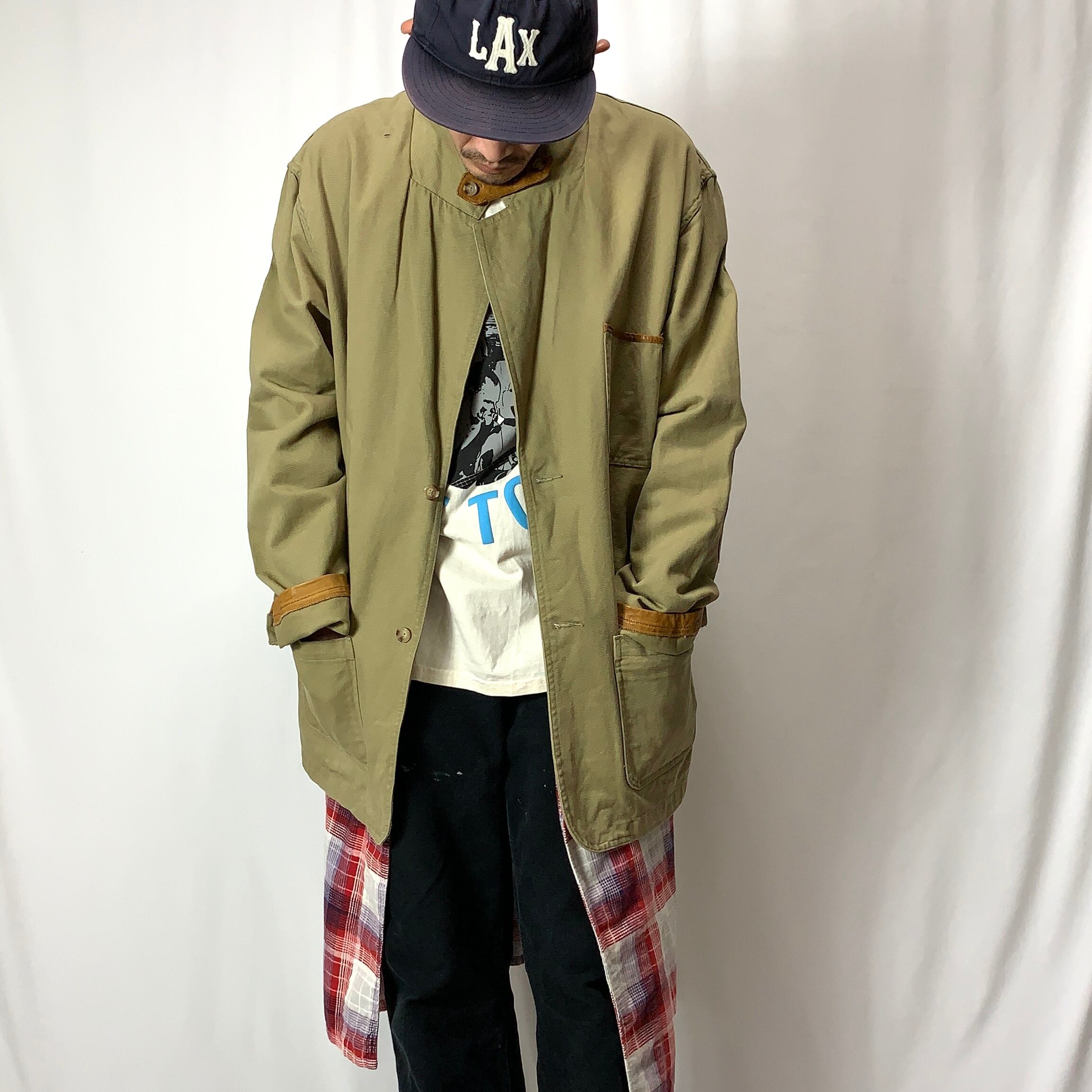 vintage old 90s ORVIS cotton tailored jacket オービス コットン