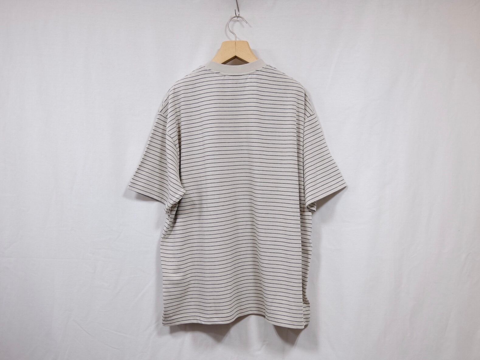 EVCON” BORDER WIDE S/ST-SHIRT BEIGE” | Lapel online store