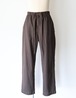 Cale  “ Khadi Garment=dyed Easy Pants ( Sumi Black )”