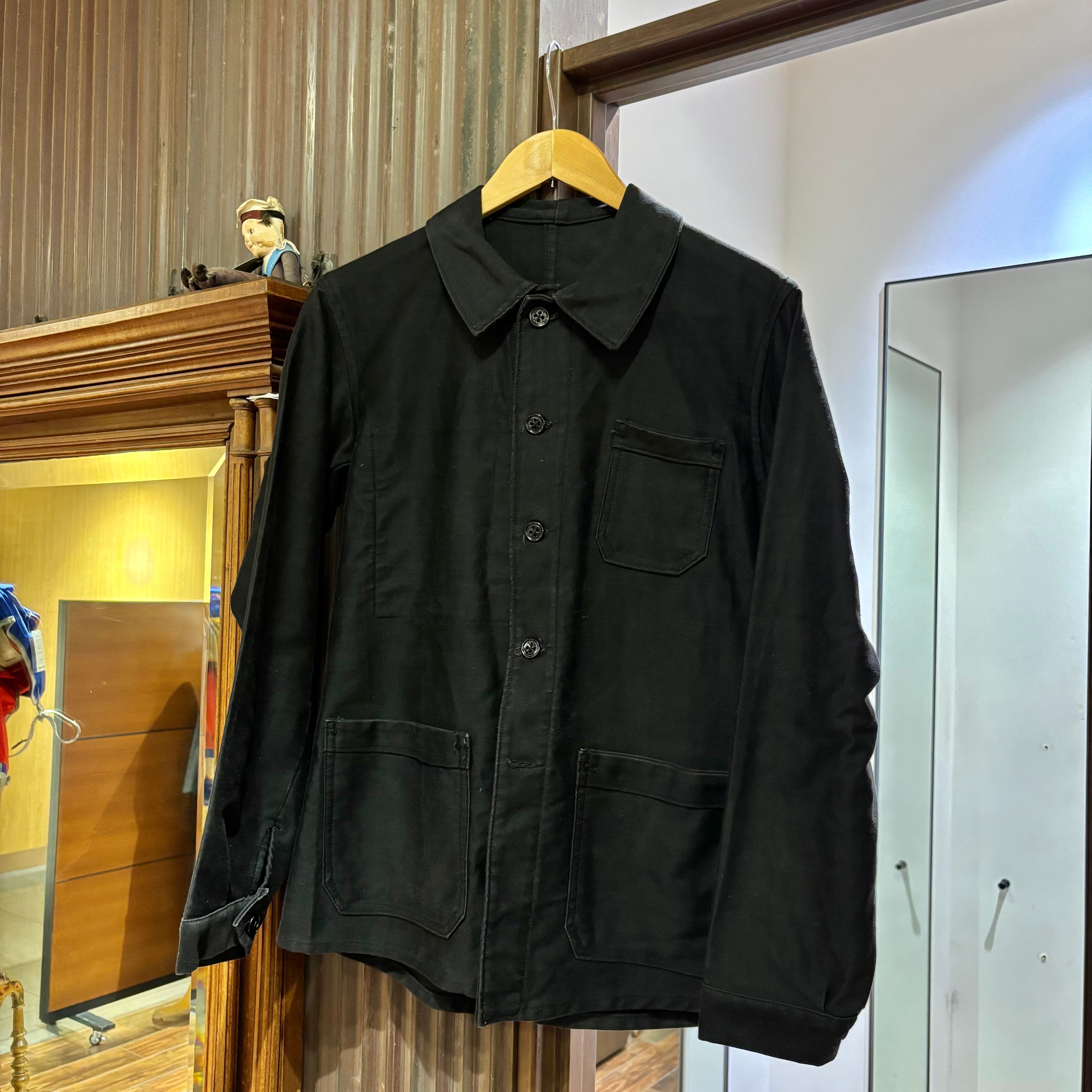 40's BLACK MOLESKIN JACKET | STRAYSHEEP ONLINE