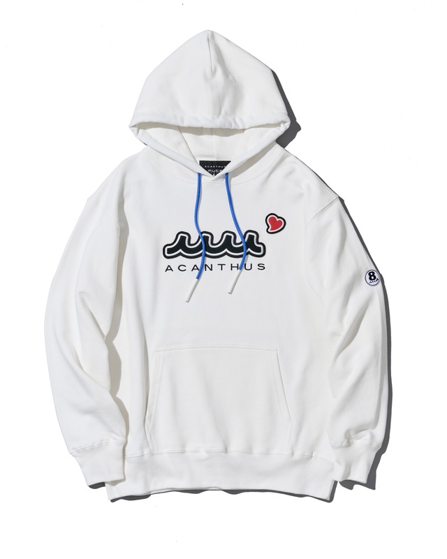 【予約販売8月下旬～9月中旬入荷】muta MARINE × ACANTHUS sweet エクストラロゴ パーカー
