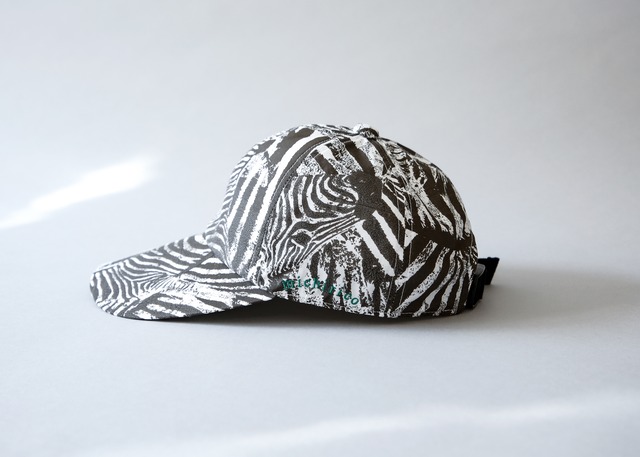 【23SS】ミチリコ(michirico) Real zebra TEX cap オフホワイト【M・L】 キャップ　ゼブラ