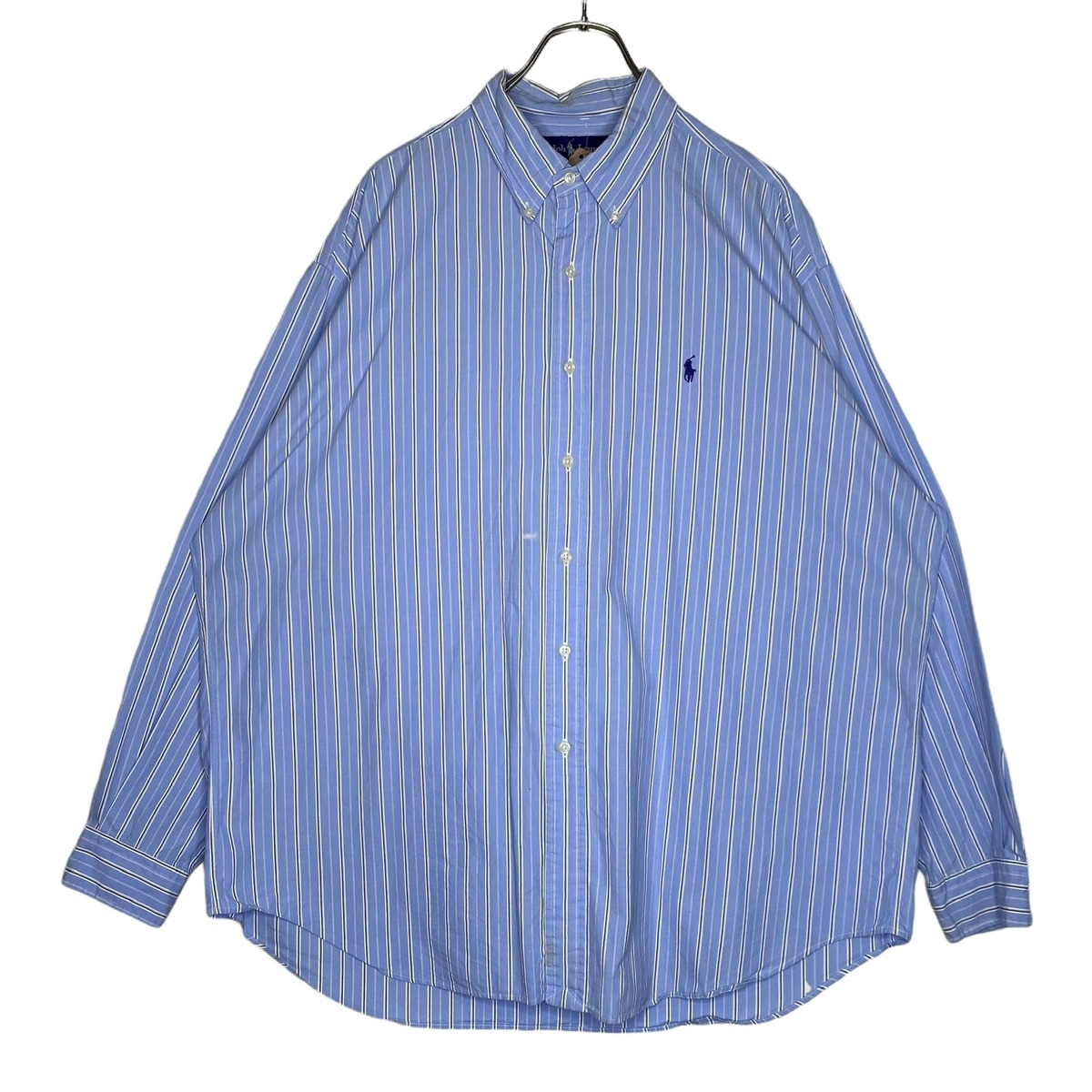 90's】POLO RALPH LAUREN 長袖シャツ XL ストライプ柄 | 古着屋OLDGREEN