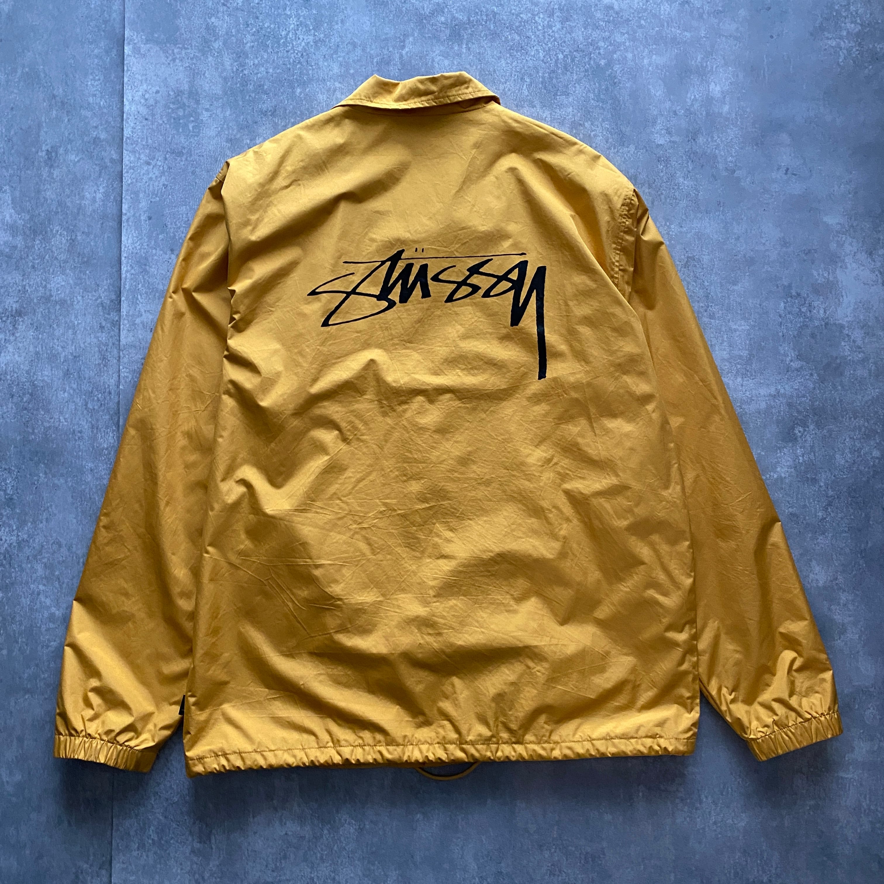 stussy ステューシー ストックロゴ バックプリント ナイロン