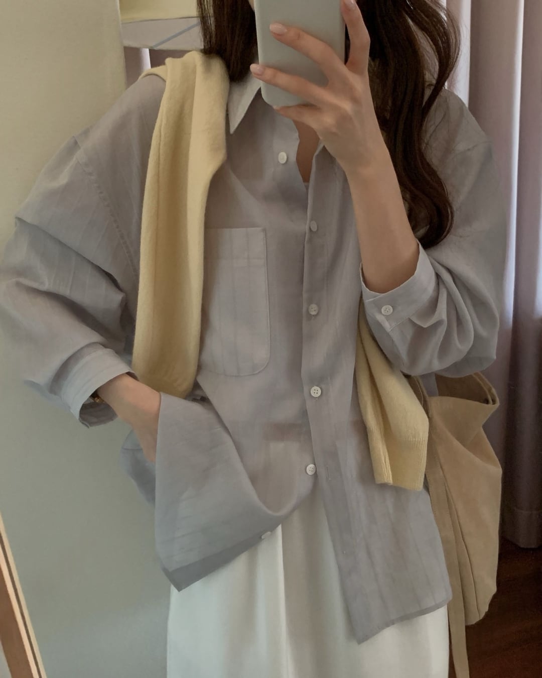 シアールーズオーバーシャツ