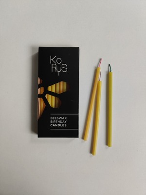 korys/BEE'S WAX BIRTHDAY CANDLES