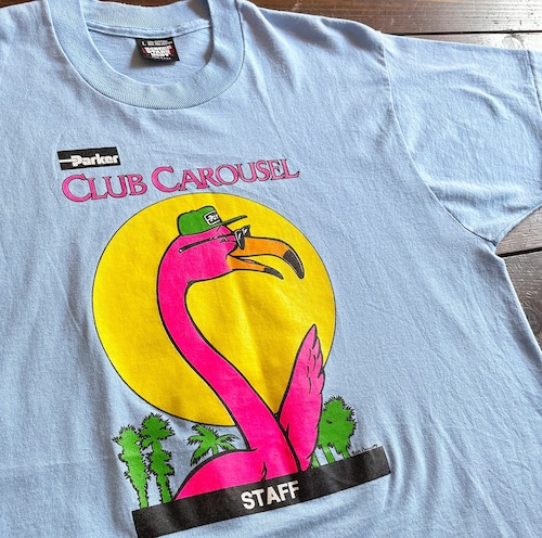 90s〈 Dead Stock〉Club Carousel  Staff  T-Shirt