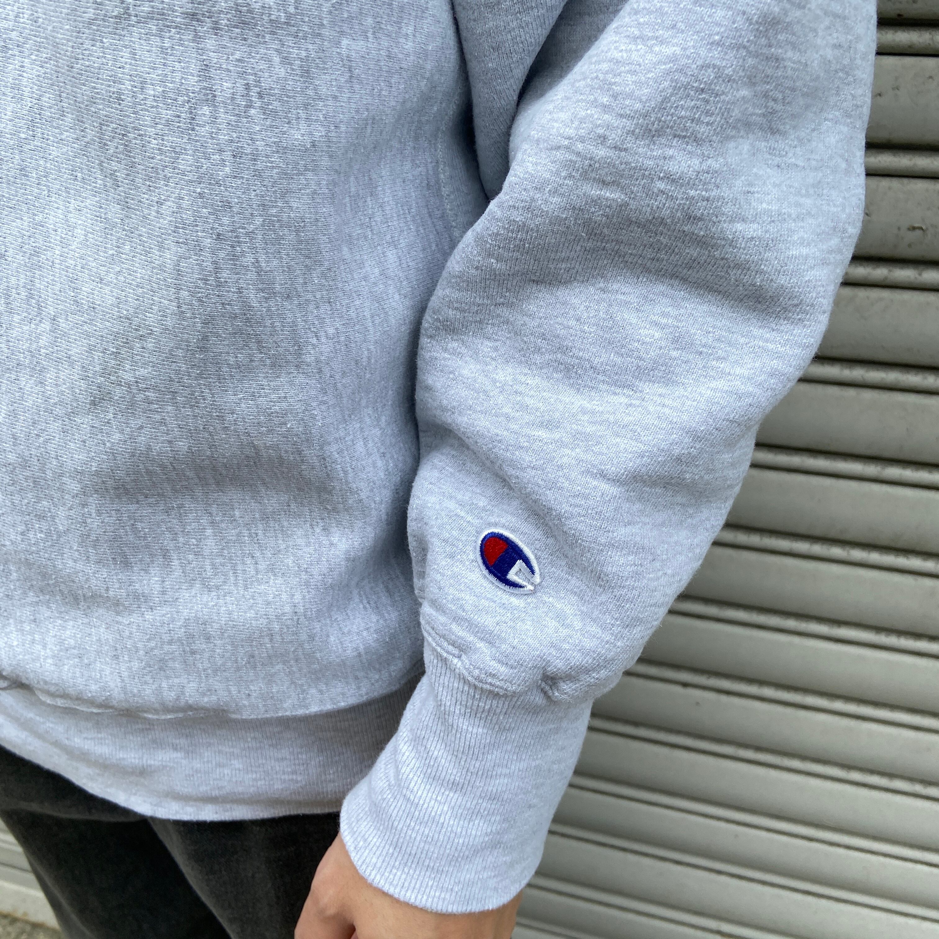 90s champion メキシコ製 リバースウィーブスウェット グレー L | 古着