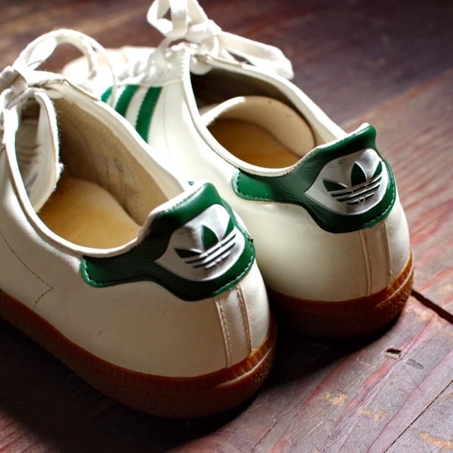 1980s Adidas UNIVERSAL Leather Sneakers / 西ドイツ製 アディダス ユニバーサル | 古着屋 仙台  biscco【古着 & Vintage 通販】