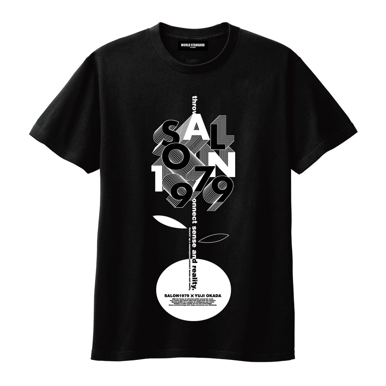 WORLD STANDARD/クルーネックプリントTシャツ/WSHT-046