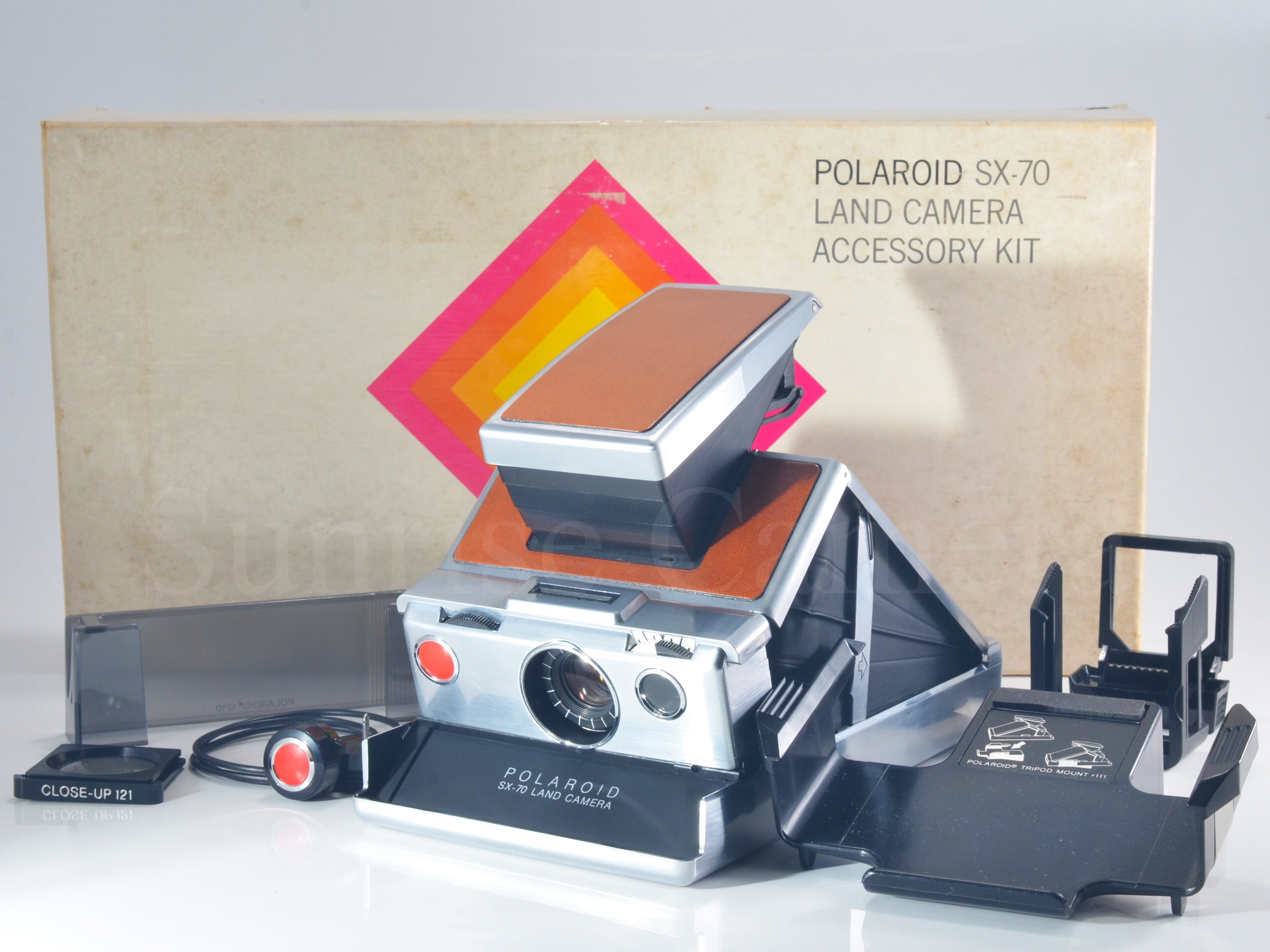 Polaroid SX-70 LAND CAMERA アクセサリー付 ポラロイド (55762