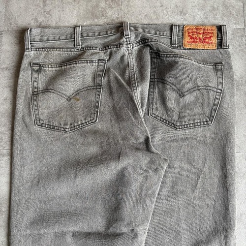 【W38 L30】 usa levi's ブラック リーバイス 550 詳細写真17