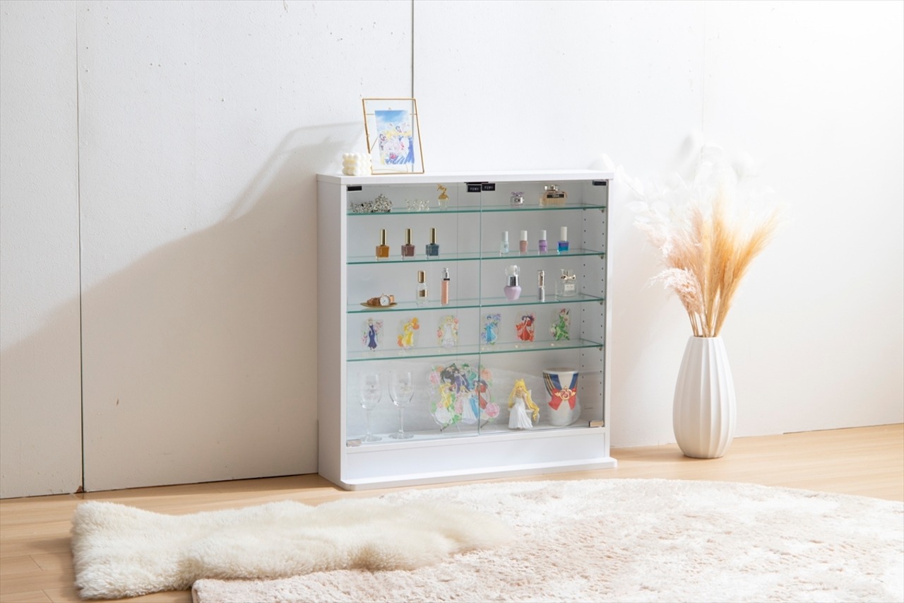 幅80cm×奥行18cm】Legen コレクションケース コレクションを美しく魅せ 
