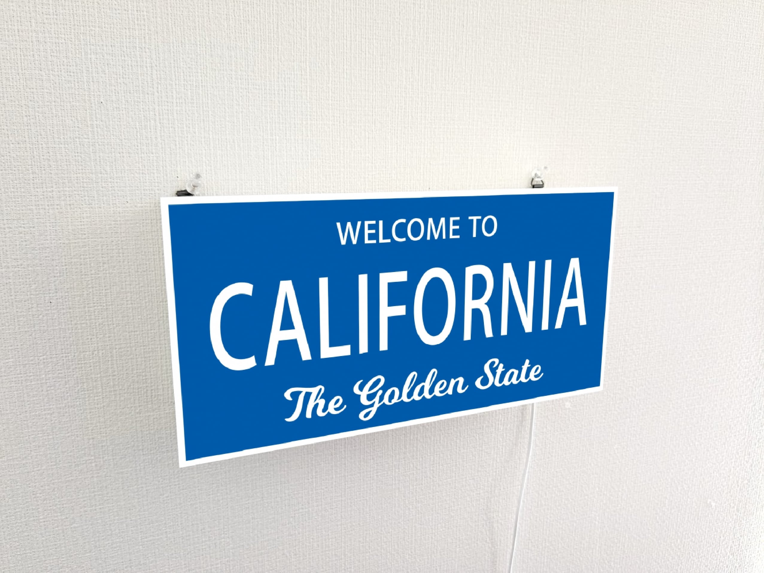 カリフォルニア　看板 INTERSTATE CALIFORMIA ヴィンテージ看板】ロードサイン