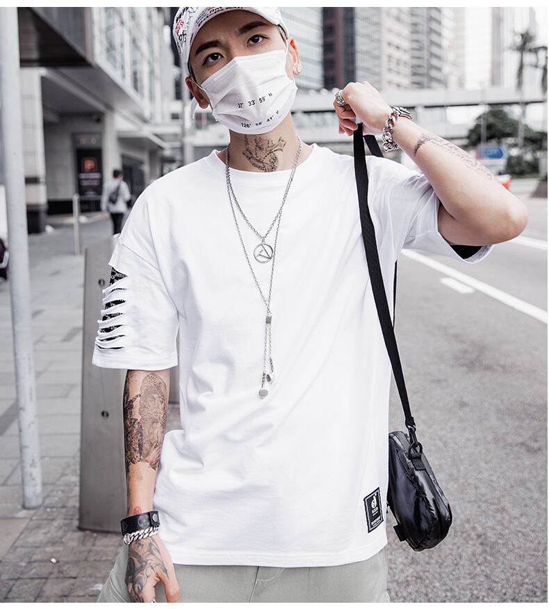 全3色 Tシャツ カットソー プリント カジュアル ストリート 