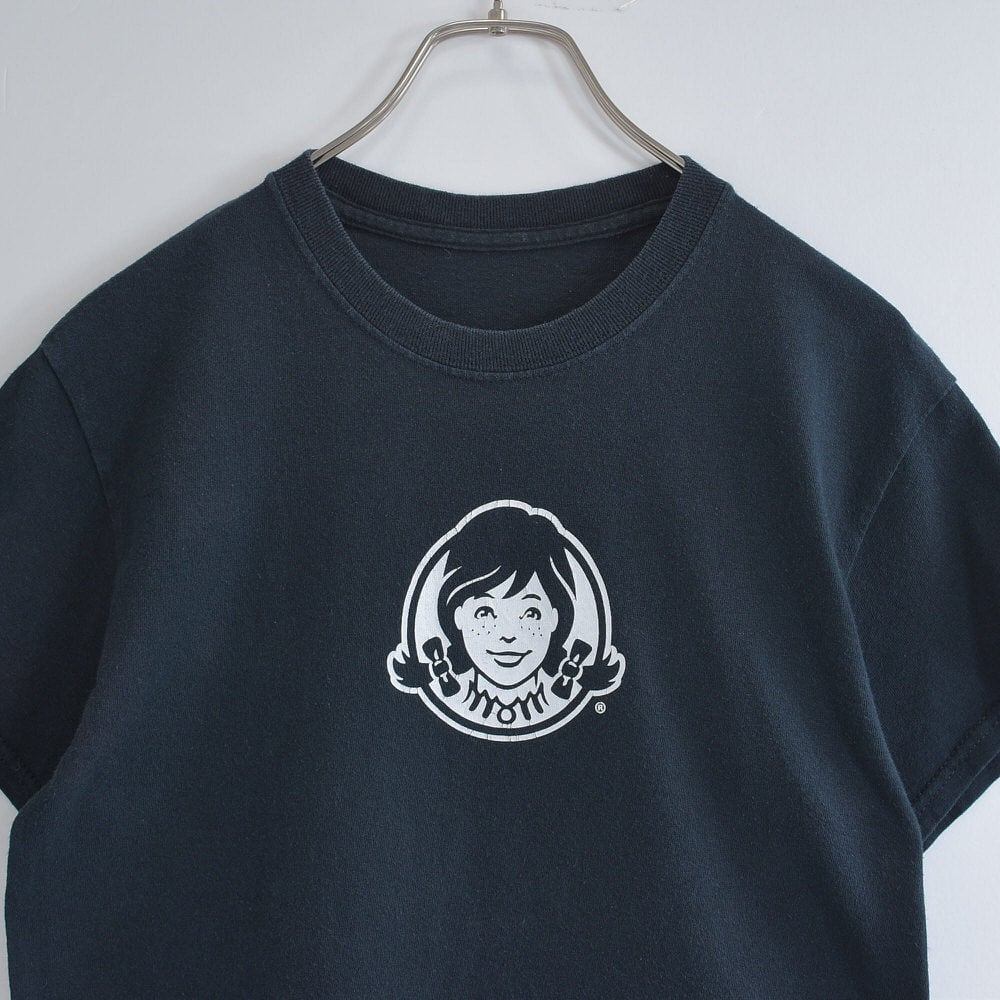 00s Wendy's ウェンディーズ ロゴプリント デザイン 半袖Tシャツ 00s Wendy's ウェンディーズ ロゴプリント デザイン 半袖Tシャツ