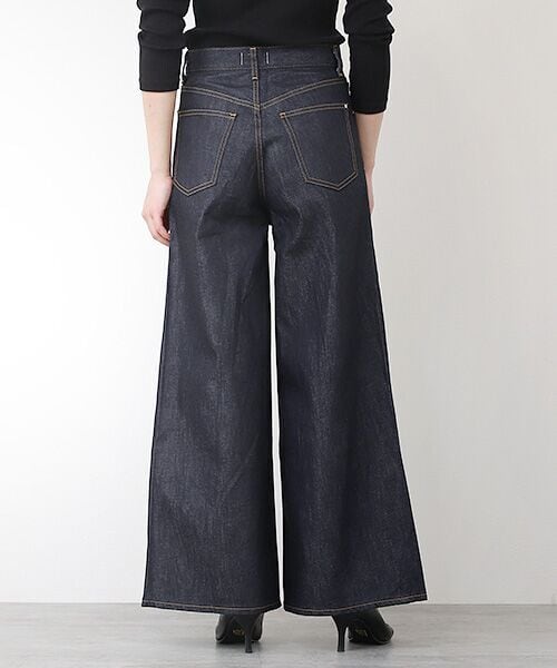 エディター坪田あさみさんコラボ＞WIDE DENIM（RIGID BLUE）ワイド 