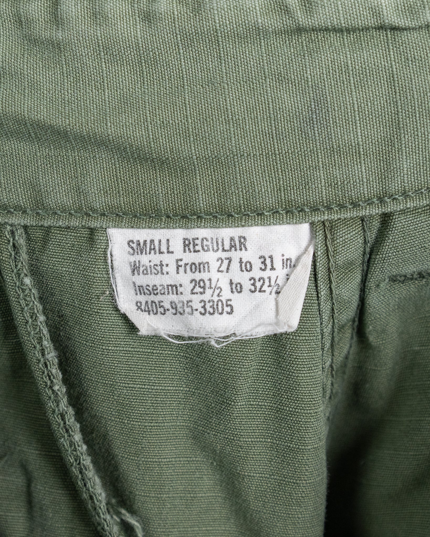 米軍ナム戦本物OG107ジャングルファティーグ4thサイズS/S未使用品 L-S】U.S.Army 60's Jungle Fatigue Pants 4th OG-107 