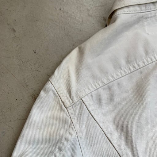 60's～ LEVI'S リーバイス 70505-1051 ホワイトデニムジャケット Big E